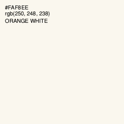 #FAF8EE - Orange White Color Image